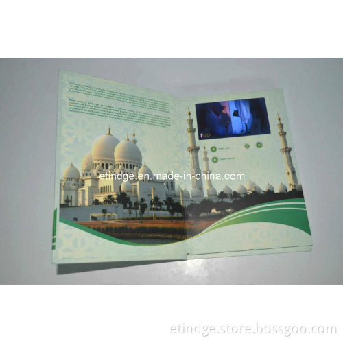 4.3" Video Book, Video Brochure, Hardback Edition Advertising Player